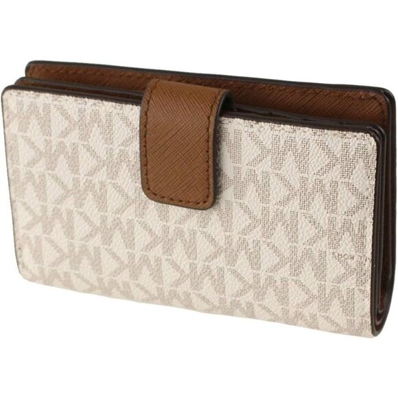 New Michael Kors Women's Pale Blue Bifold Wallet - Stylish & Compact Design - Picture 7 of 7